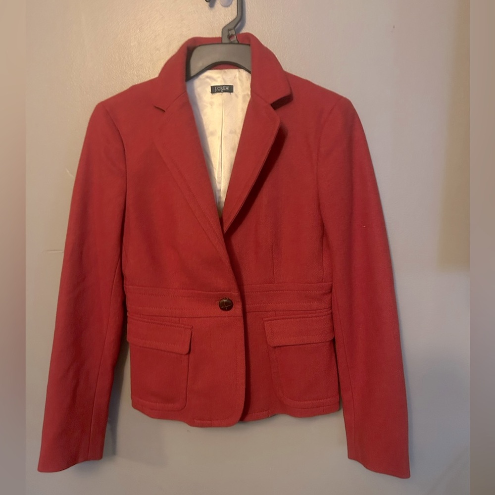 J. Crew Factory Burnt Orange Blazer Jacket